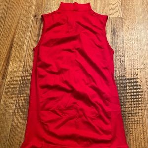 Red Active Wear Top